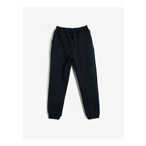 Pantaloni de trening uni cu buzunare oblice imagine