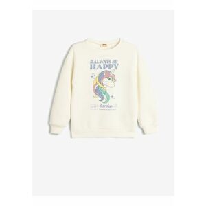 Bluza de trening cu imprimeu unicorn imagine