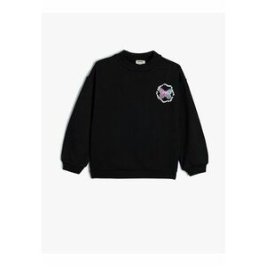 Bluza lejera de trening cu imprimeu pe spate imagine