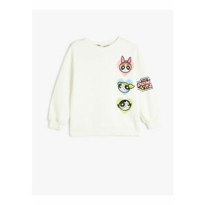 Bluza de trening din amestec de bumbac cu model The Powerpuff Girls imagine