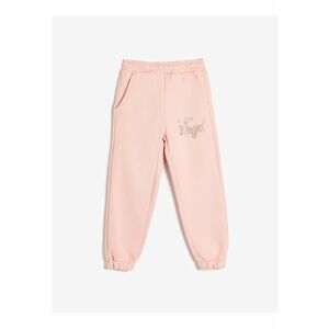 Pantaloni de trening cu aplicatii cu strasuri imagine