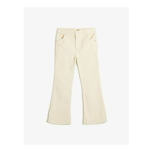 Pantaloni evazati din reiat imagine