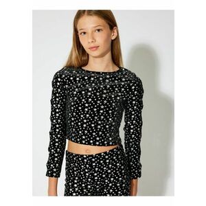 Pantaloni evazati cu model cu stele imagine