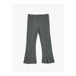 Pantaloni evazati cu slituri frontale imagine