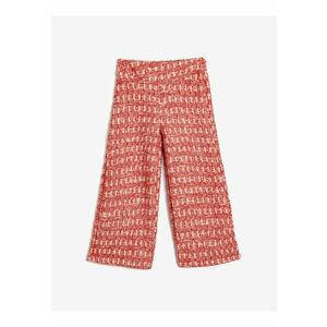Pantaloni din tuid cu croiala ampla imagine