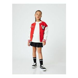 Fusta mini plisata cu talie elastica imagine