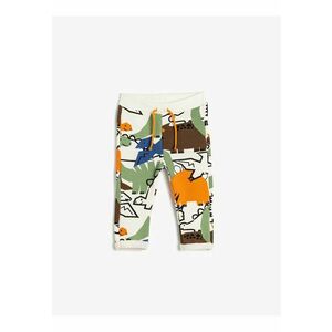 Pantaloni de trening din amestec de bumbac cu snururi de ajustare imagine