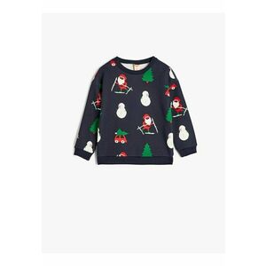 Bluza de trening din amestec de bumbac cu model de Craciun imagine