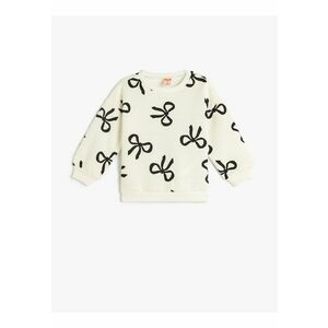 Bluza de trening cu model si maneci cazute imagine