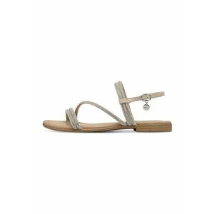 Sandale flatform cu paiete imagine