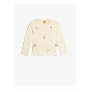 Bluza cu broderie florala imagine