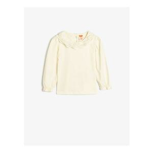 Bluza cu guler valurit imagine