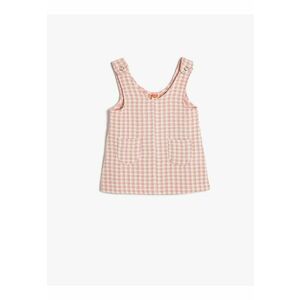 Rochie-sarafan cu buzunare laterale imagine