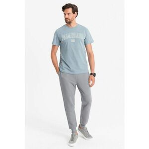 Pantaloni de trening din bumbac cu striatii imagine