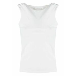 Top slim fit ajustabil - Alb - imagine