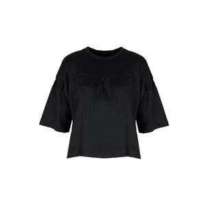 Tricou lejer cu detaliu cu pliuri Ticona - imagine