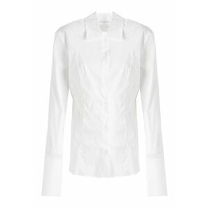 Camasa slim fit cu guler ascutit - Alb - 40 imagine