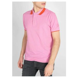 Tricou polo din bumbac - Roz - imagine