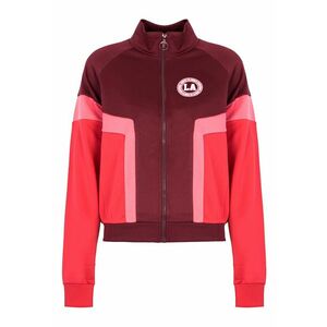 Bluzon cu maneci raglan si fermoar - Multicolor - imagine