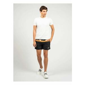 Pantaloni scurti de baie cu design colorblock - imagine