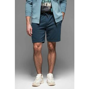 Pantaloni scurti din amestec de bumbac cu buzunare laterale imagine