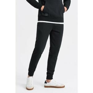 Pantaloni de trening din bumbac cu buzunare laterale imagine