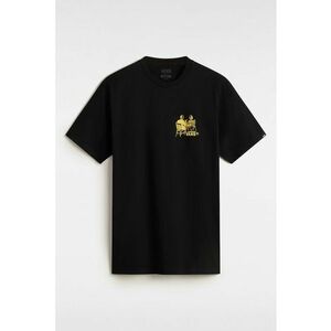 Tricou cu imprimeu grafic pe spate si decolteu la baza gatului imagine