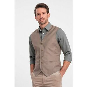 Vesta slim fit cu nasturi imagine