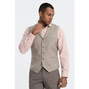 Vesta slim fit cu nasturi imagine
