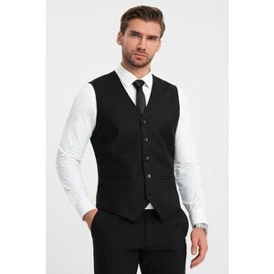 Vesta slim fit cu nasturi imagine