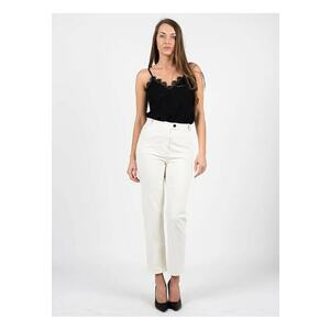Blugi crop cu talie inalta - imagine