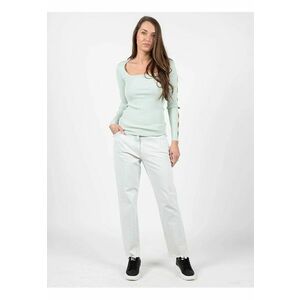 Blugi crop cu talie inalta - imagine