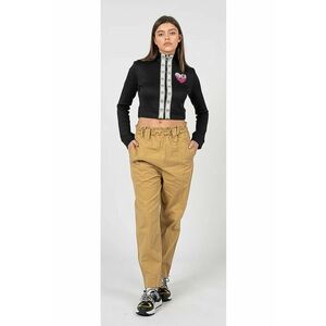 Pantaloni conici cu talie elastica Avida - Galben - 40 imagine