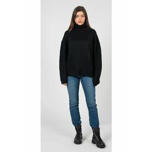 Pulover cu maneci raglan si decolteu inalt - 40 imagine