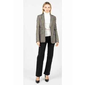 Sacou slim fit în carouri - 38 imagine
