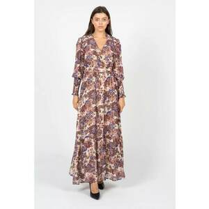 Rochie cu imprimeu floral si decolteu in v - 36 imagine