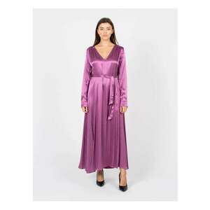 Rochie lunga cu aspect satinat - imagine