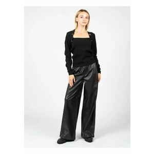 Bluza cu mansete si decolteu drept - imagine