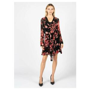 Rochie evazata cu imprimeu floral - 34 imagine