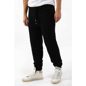 Pantaloni sport din lana cu snur in talie - imagine