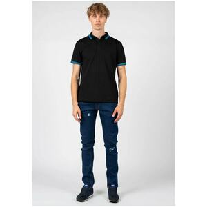 Tricou polo cu dungi decorative - imagine