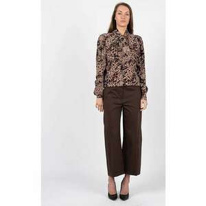 Bluza cu animal print - Negru - 40 imagine