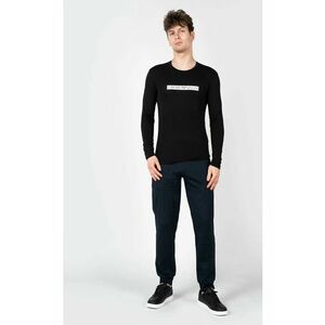 Bluza cu imprimeu logo pe piept - imagine