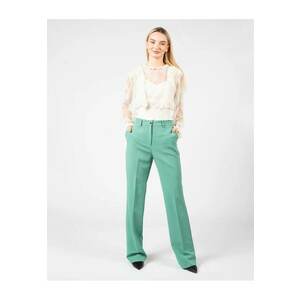 Bluza din dantela cu volane Berceto - Ecru - 36 imagine