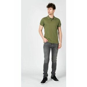 Tricou polo cu aplicatie pe maneca - imagine