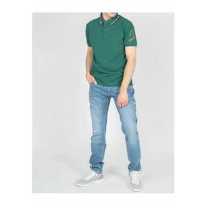 Tricou polo cu imprimeu logo pe maneca - imagine