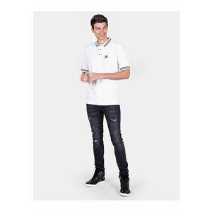 Tricou polo cu detalii contrastante LHU Gang - imagine
