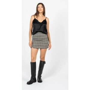 Fusta mini cambrata - Gri - 34 imagine