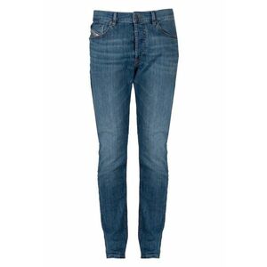 Blugi D-Fining cu aspect decolorat - Albastru - imagine