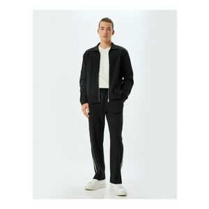 Pantaloni de trening drepti cu buzunare laterale imagine